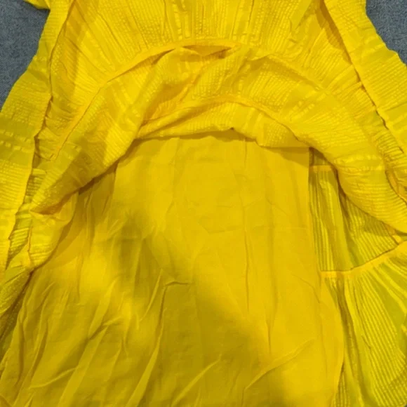 J Crew Ruffle-trim tiered dress in cotton dobby, S - Picture 9 of 12